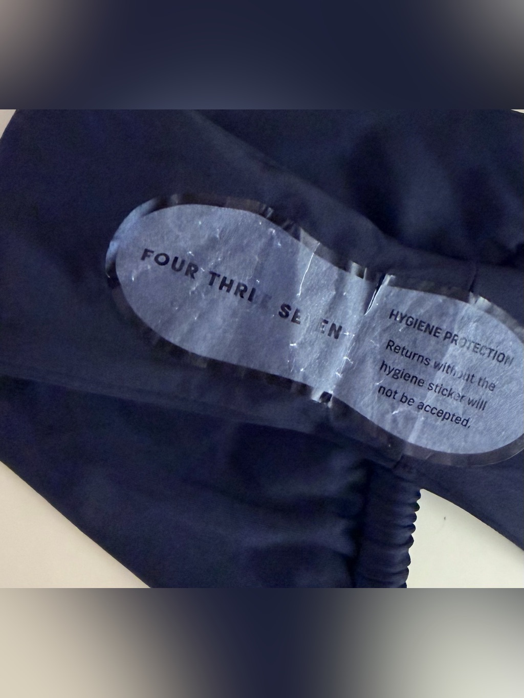 437 High-Leg Ruched Bikini Bottom - Black / Size Small — image 6 of 7